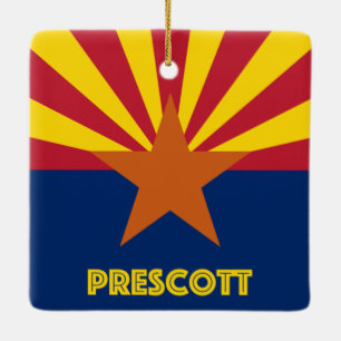 Prescott AZ Ceramic Ornament