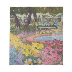 Prescott Park Garden Poppies Portsmouth NH Notepad