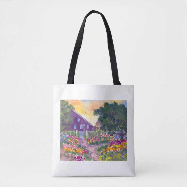 Prescott Park Sunset Portsmouth NH Tote Bag (Front)