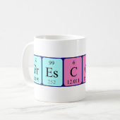 Prescott periodic table name mug (Front Left)