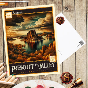Prescott Valley, Arizona   Vintage Postcard