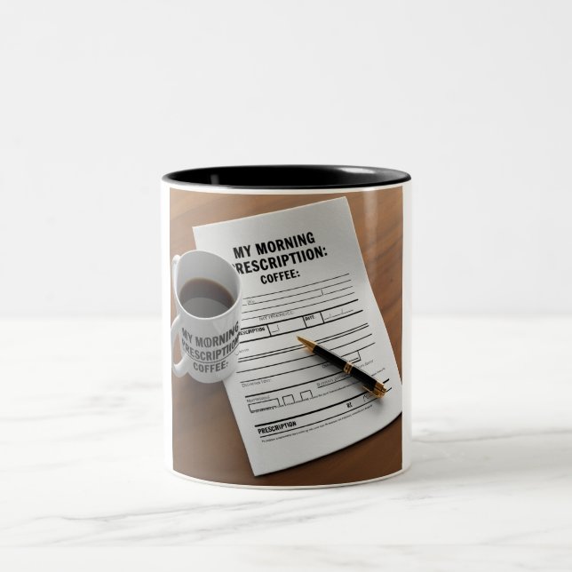 Prescribed for Daily Use: Coffee & This Mug (Center)