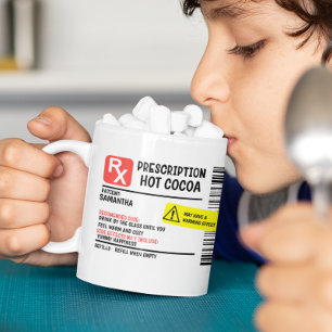 Prescription Cocoa Personalised Custom Funny Coffee Mug