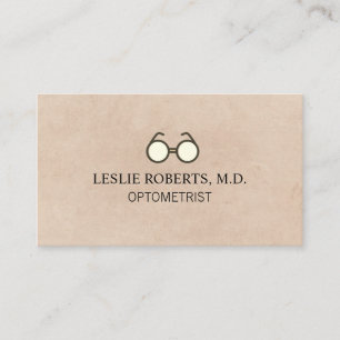 Prescription Glasses Optometrist Business Card