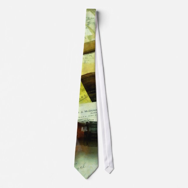 Prescriptions and Medicine Bottles Tie (Front)