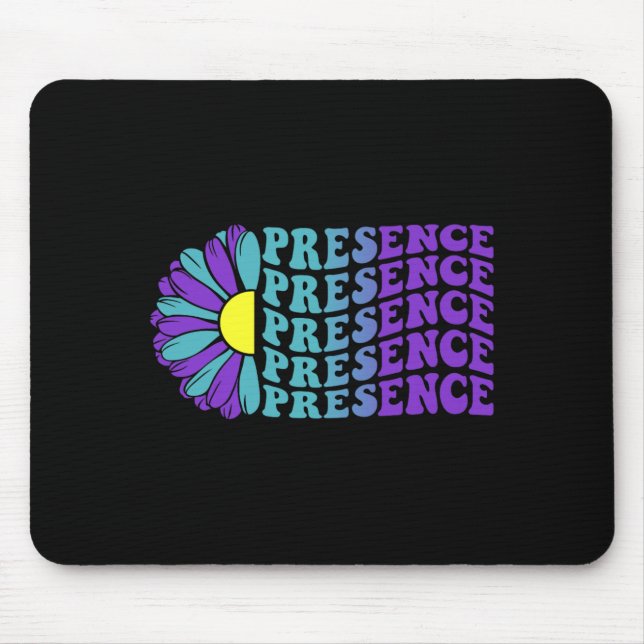Presence Prevention Awareness Suower Mouse Mat (Front)