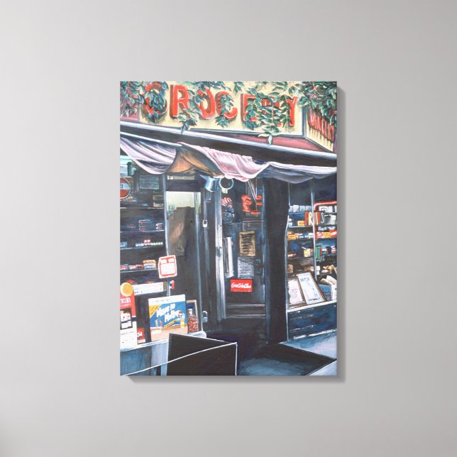 Present Day Look At Tranquil Past Canvas Print (Front)