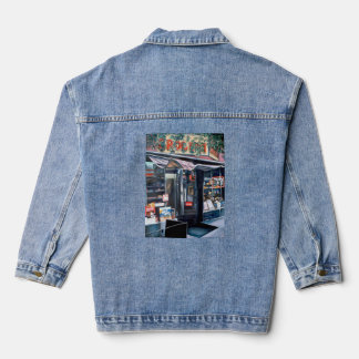 Present Day Look At Tranquil Past Denim Jacket
