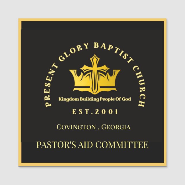 Present Glory Name Tags (Front)