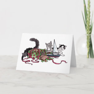 Present Kitties Holiday Card