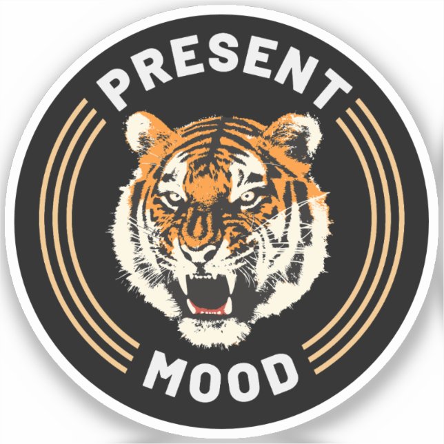 Present Mood Angry Tiger (Front)