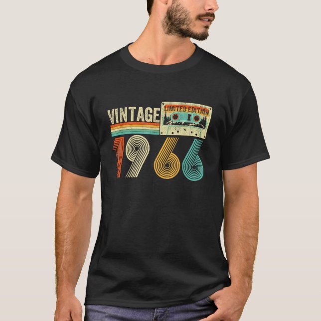 Present Vintage Retro Limited Edition Gifts T-Shirt (Front)