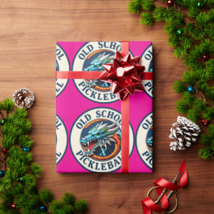 Present wrapping paper DragonX Pickleball team