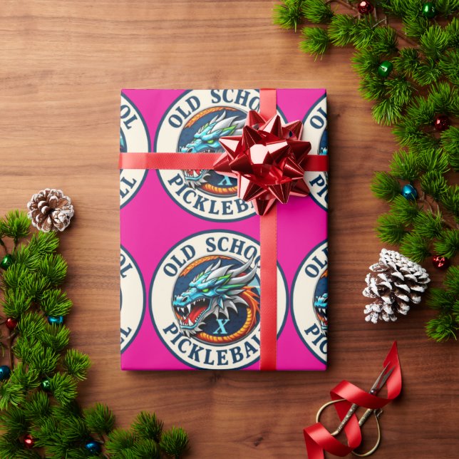 Present wrapping paper DragonX Pickleball team (Holiday Gift)