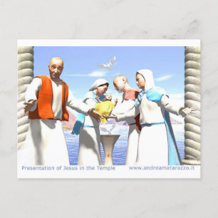 Presentation of Jesus in the Temple Postcard