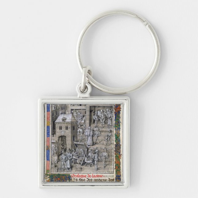 Presentation of the book to Philippe Le Bon Key Ring (Front)