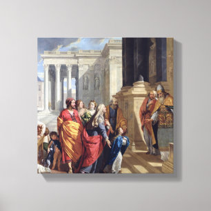 Presentation of the Virgin in the Temple Canvas Print