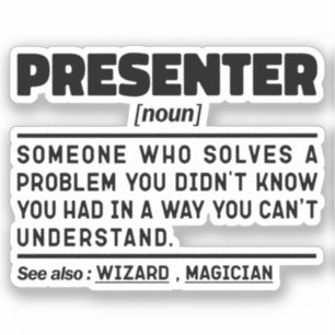 Presenter Noun TV Worker Cool News Reporter