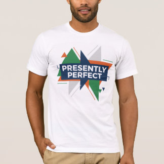Presently Perfect Abstract Modern Design T-Shirt