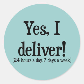 Presents for Midwives & OBs Classic Round Sticker