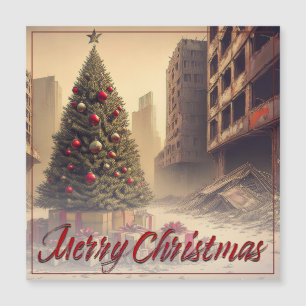 Presents Under a Tree in a Toxic Apocalyptic World