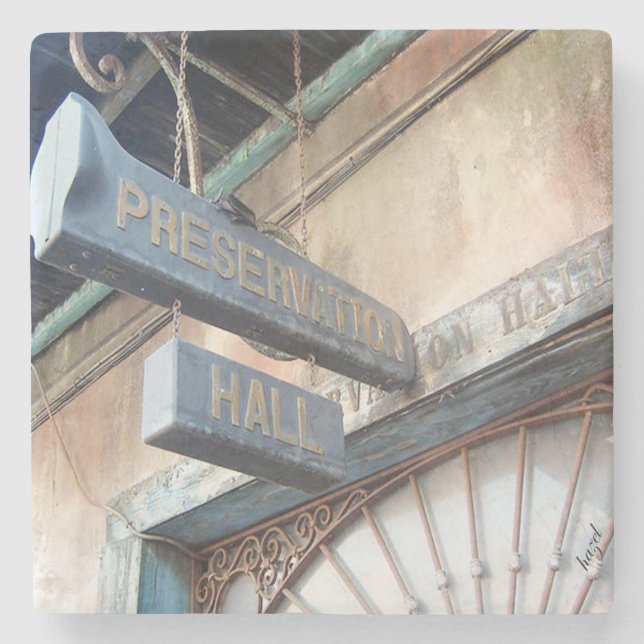 Preservation Hall,  Preservation Hall Coaster, New Stone Coaster (Front)