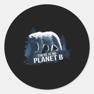 Preserve &amp; Protect Climate Protection Environm Classic Round Sticker