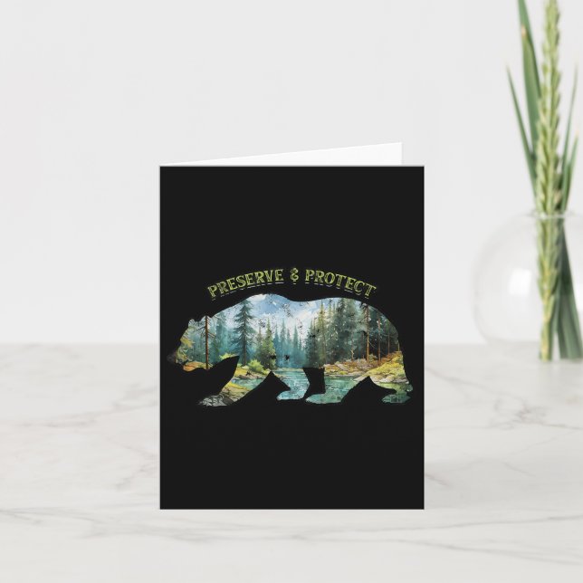 Preserve &amp; Protect - Environmental Protection  Card (Front)