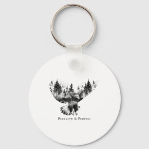 Preserve & Protect Environmental Protection Cl Key Ring