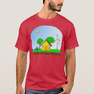 Preserve My Future Clean Energy Snowglobe T-Shirt
