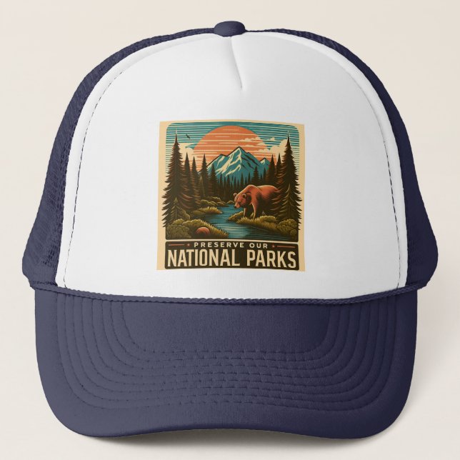 Preserve Our National Parks Trucker Hat (Front)