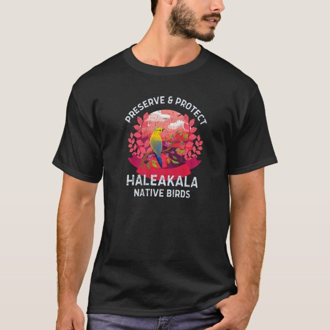 Preserve & Protect Haleakala National Park Native  T-Shirt (Front)