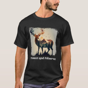 Preserve & Protect Vintage National Park cool deer T-Shirt