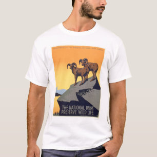 Preserve Wild Life 1939 WPA T-Shirt
