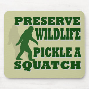 Preserve wildlife pickle a squatch mouse mat