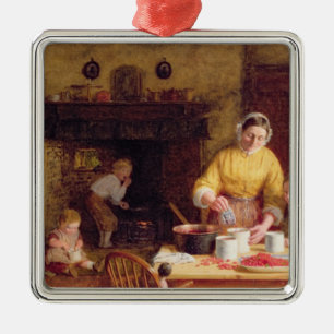 Preserving Jam Metal Tree Decoration