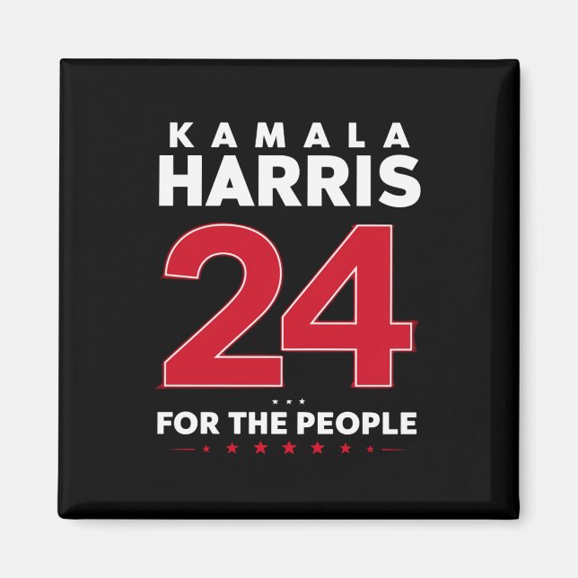 President 47 Kamala Harris 2024 Support Madam  Magnet (Front)