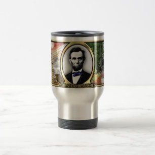 President Abraham Lincoln Civil War Travel Mug