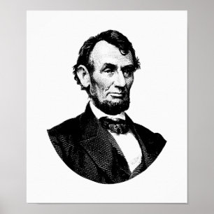President Abraham Lincoln Graphic Poster