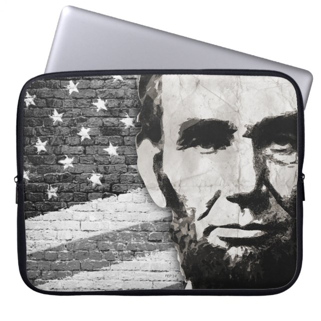 President Abraham Lincoln Laptop Sleeve (Front)