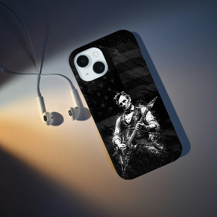 President Abraham Lincoln Playing Guitar iPhone 15 Case
