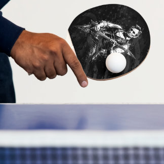 President Abraham Lincoln Playing Guitar Ping Pong Paddle