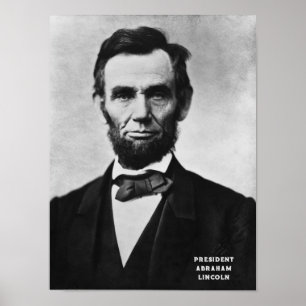President Abraham Lincoln USA  Poster