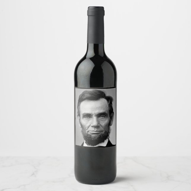 President Abraham Lincoln Wine Label (Front)