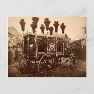 President Abraham Lincoln's Hearse by S.M. Fassett Postcard