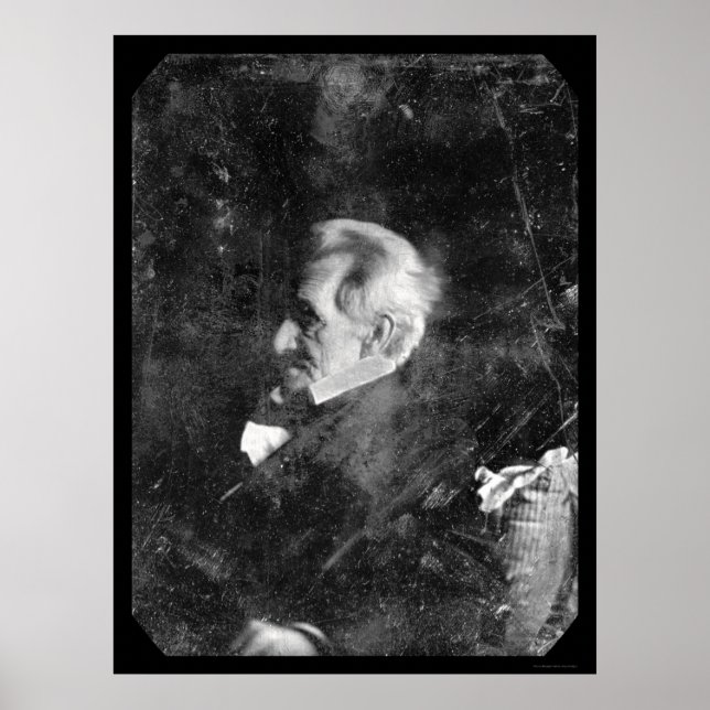 President Andrew Jackson Daguerreotype 1844 Poster (Front)