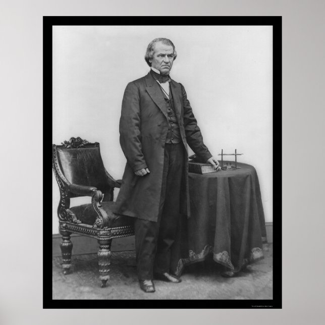 President Andrew Johnson 1867 Poster (Front)