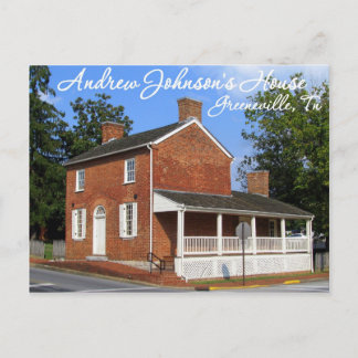 President Andrew Johnson's Home - Greeneville, TN Postcard