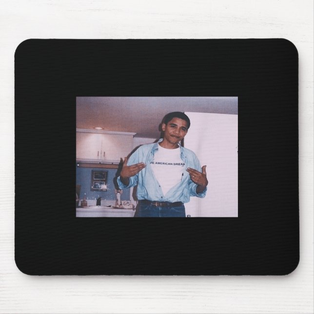 President Barack Hussein Obama  Mouse Mat (Front)