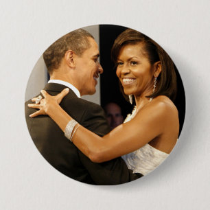 President Barack & Michele Obama 7.5 Cm Round Badge